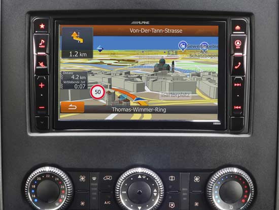 Alpine X800D-S906 navigatie Mercedes Sprinter 906