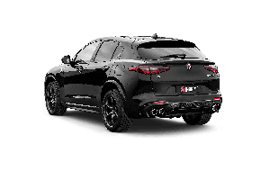 Akrapovic Alfa Romeo Stelvio Quadrifoglio 2017 - 2020 - Slip-On Line (Titanium)