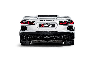 Akrapovic Chevrolet Corvette Stingray (C8) - OPF/GPF 2020 - 2024 - Slip-On Line (Titanium)