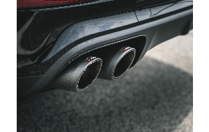 Akrapovic Porsche Cayenne Turbo / Coupé / GTS (536) - OPF/GPF 2019 - 2021 - Tail pipe set (Carbon)