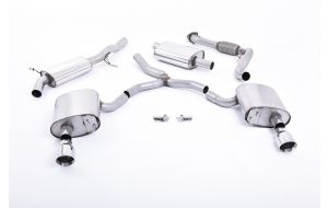 Milltek Audi A4 2.0 TFSI B9 Quattro Saloon & Avant (Non OPF/GPF Models inc Mild Hybrid & Without Brace Bars) SSXAU608