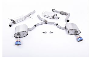 Milltek Audi A4 2.0 TFSI B9 Quattro Saloon & Avant (Non OPF/GPF Models inc Mild Hybrid & Without Brace Bars) SSXAU610