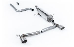 Milltek Ford Fiesta Mk8 1.0T EcoBoost ST-Line 3 & 5 Door (100ps & 125ps OPF/GPF Models Only) - Maxton Dual Outlet Kits SSXFD389