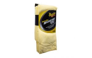 Meguiar's Supreme Shine Microfibre Towels X2035EU, Yellow, 6/Pack, 6/CV