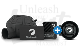 Bundel Set: Maxhaust Active Sound Generator V4 incl. Hoge Tonen Speaker incl. Bridge excl. montage 