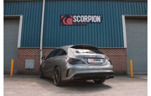 Scorpion uitlaat Mercedes CLA45 AMG