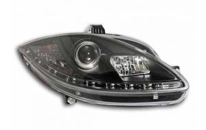 Seat Leon/Altea 5P1 xenon look koplampen HID helder zwart LED dagrijlichten