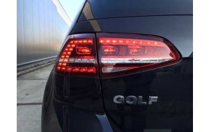 VW Golf 7 VII GTI R styling LED achterlichten Smoke Rood - Pro Car Tuning