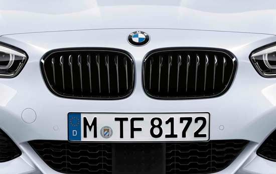 BMW 1-serie F20 F21 M-Performance grill glanzend zwart origineel 2015>
