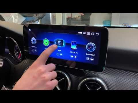 Mercedes upgrade met vervangend scherm